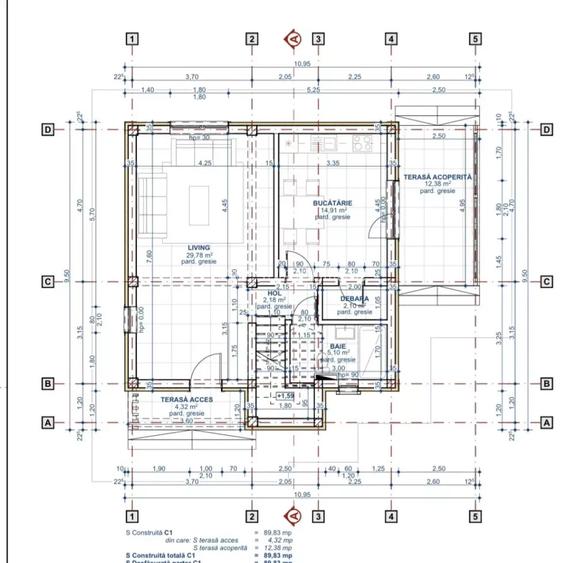 Casă individuală cu 4 camere Valea Lupului-Iași PLACĂ DE BETON! COMISION 0 - 5