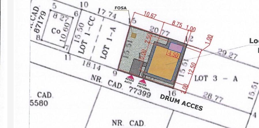Teren intravilan de vânzare | Dârza – Zona Buftea | 320 mp | Branșat la curent