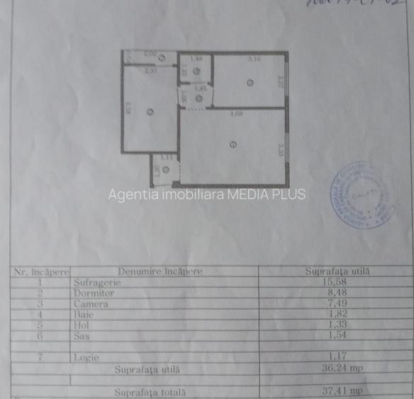 De vanzare apartament 2 camere etajul 3, Micro 40 - 9
