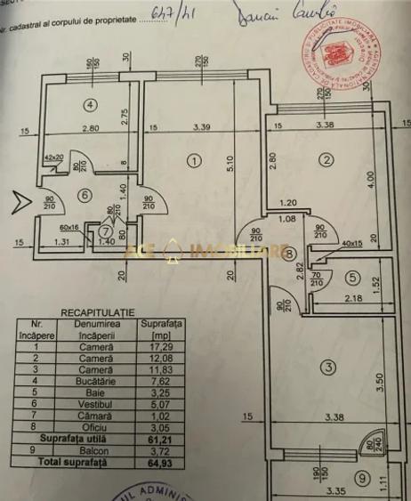 3 Camere de vanzare | Doamna Ghica | Boiler | 0% Comision |