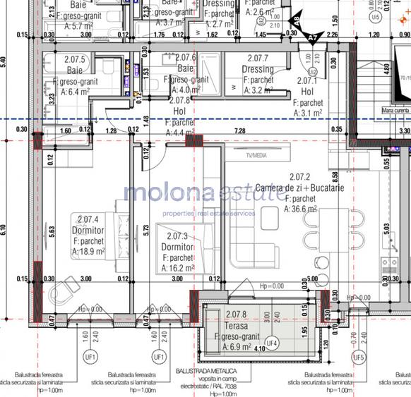 COMISION 0! Apartament 3 camere, 93 de mp, situat pe str Brancusi! - 7
