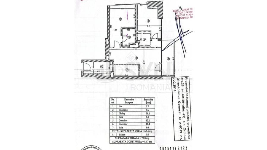 REA1028816 3 camere mobilat lux One Verdi - 12