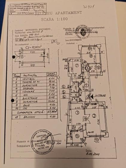 Inchiriez apartament 3 camere ultracentral cu garaj