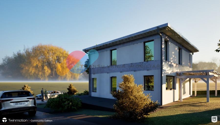 Casa individuala 125mp + teren 475mp - Chinteni