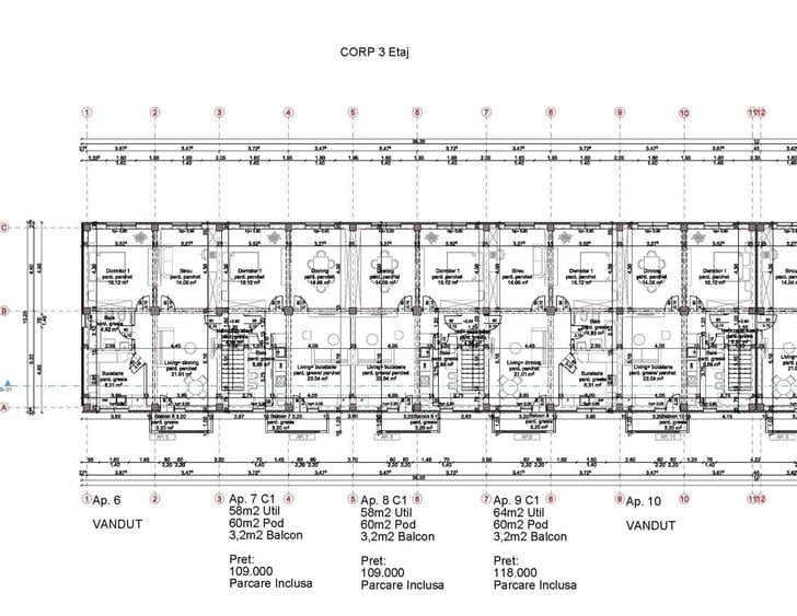 Apartamente premium cu 3 camere Valea Lupului | Pod individual 60mp | Parcare inclusă - Direct Dezvoltator
