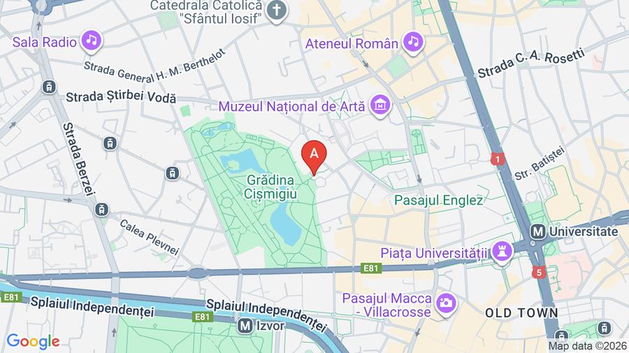 Apartament la intrarea in parcul Cismigiu (fara risc seismic) COMISION 0%
