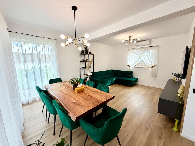 Duplex de vânzare în Chinteni – 120 mp utili, teren 330 mp – 275.000 € negociabi