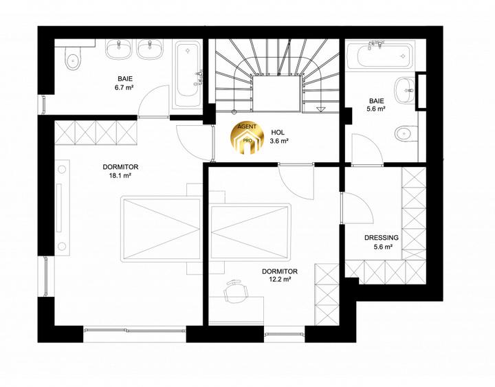 Casa TownHouse 4 camere - Calitate Premium - Otopeni Odaile - 11