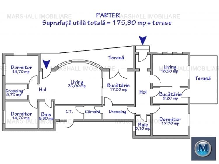 Vila cu 5 camere de vanzare in Strejnicu, 175.90 mp #15822