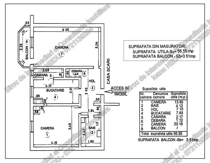 🙋Plaja Modern SOLETA🔸2 Camere Decomandate 60m² Centrala Vedere la MARE