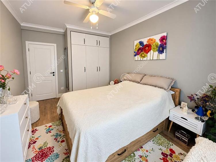 Apartament cochet cu 3 camere, gradina si 3 parcari in zona Selimbar