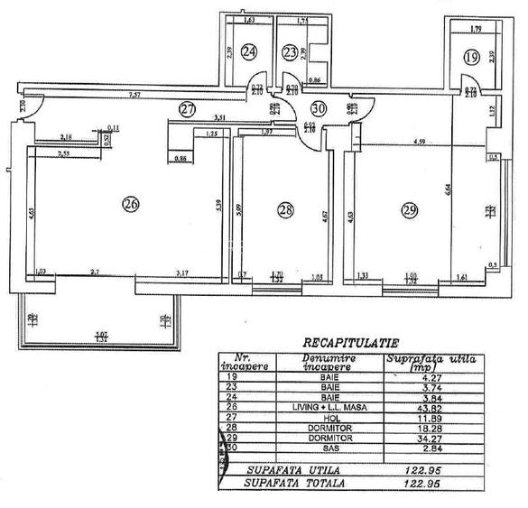 Apartament de inchiriat 3 camere zona Baneasa Ficusului, Bucuresti - 1
