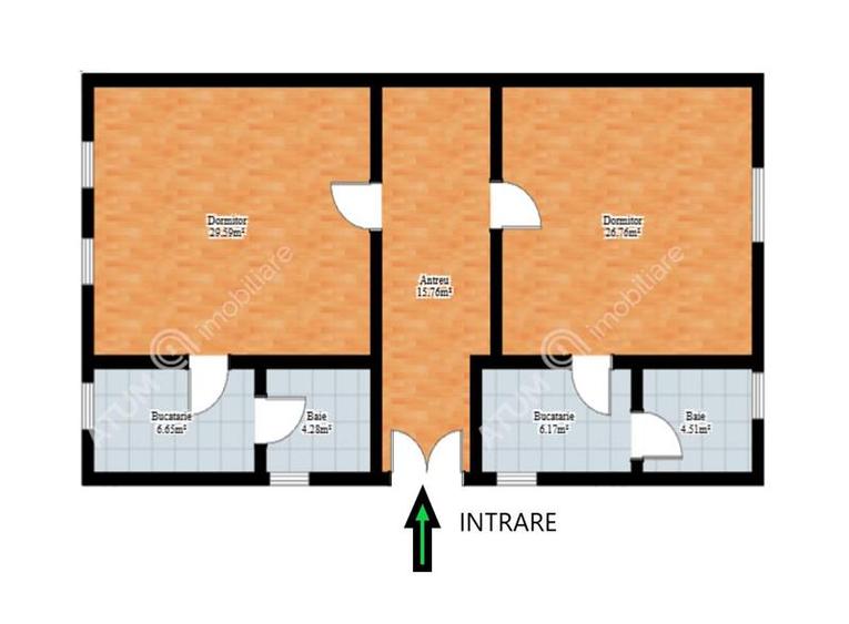 Apartament 2 camere in zona ultracentrala din Sibiu