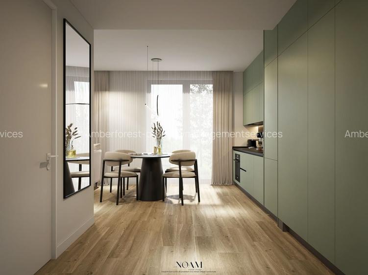 Apartament cu 2 camere mobilat la inchiriere in Amber Forest - 2