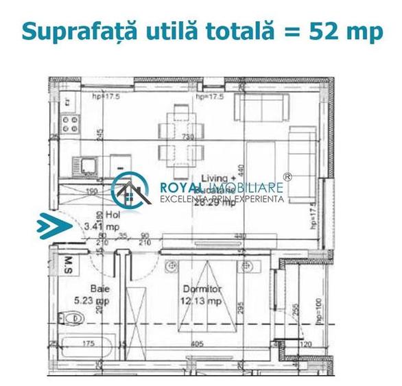 Royal Imobiliare - Vanzare apartament 2 camere zona Albert
