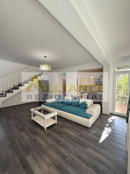 Casa tiduplex moderna P+1+M în Popesti-Leordeni | Curte privata 107 mp