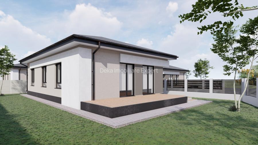 OFERTA Vile individuale parter, 4 camere, teren 410 mp, Clinceni! - 2