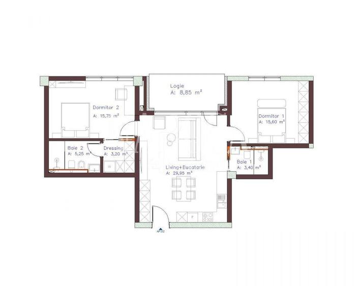 Apartament 3 camere de vanzare in Centru, Cluj Napoca - 8