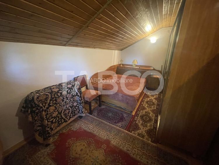 Casa individuala zona de munte cu 6 camere si teren 1030 mp Vale Sibiu - 11
