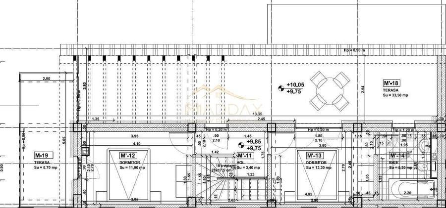 Sediul Ideal de Firmă: Duplex 4 Camere | 4 Terase Mari (70mp)| Parcare| Crângasi