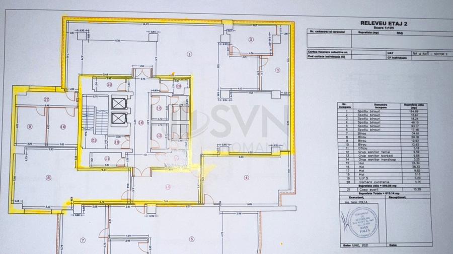 REC3001481 Spatiu de birouri I 336 MP I Cladire Office Clasa A