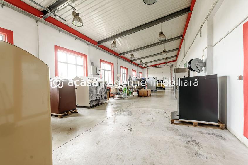 Hale depozitare/producție 2.000 mp si 10.000 mp teren în Pecica