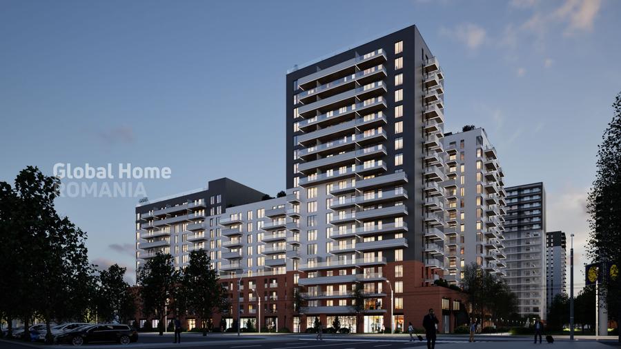 SkyLight Residence | Studio – Etaj 5/17 – 48.84 mp total – Balcon 6.12 mp