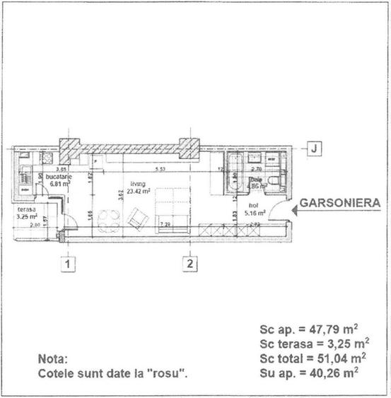 Garsoniera 40 MP Etaj 4 Loc de parcare subteran inclus  Smart- Lujerului - 1