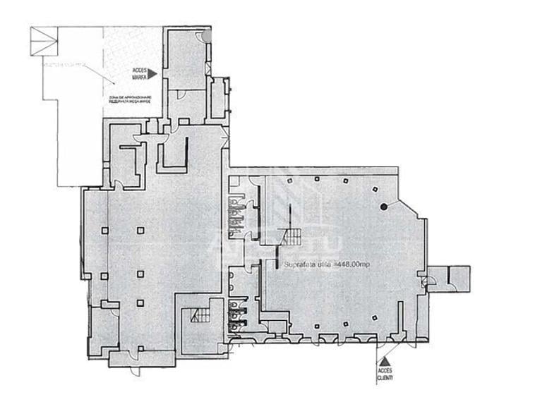 Spatiu comercial P+1, 641 mp, Complexul Studentesc