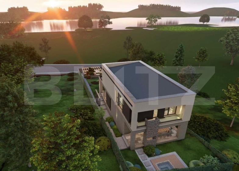 Casa moderna 245mp utili, teren 570mp-priveliste panoramica, Campenesti-Apahida
