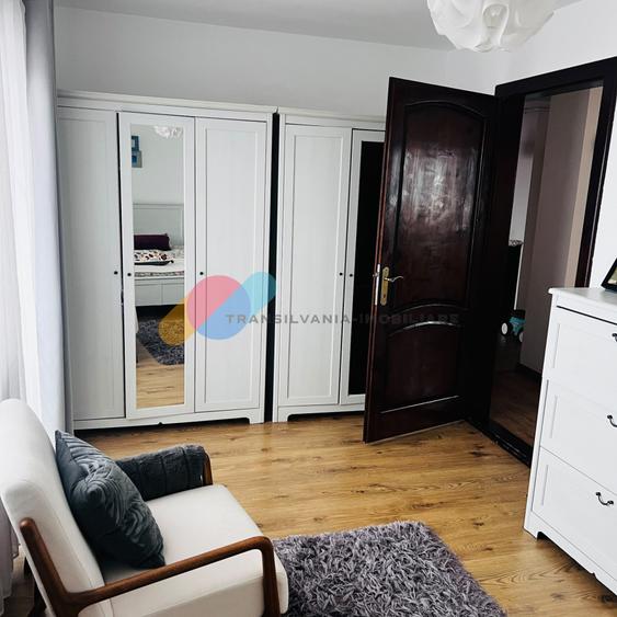 Apartament cu gradina, 3 camere, 58 mp-Apahida