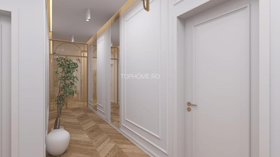 Apartament 3 camere, predare la cheie-7 minute metrou-Comision 0% -TVA inclus - 3