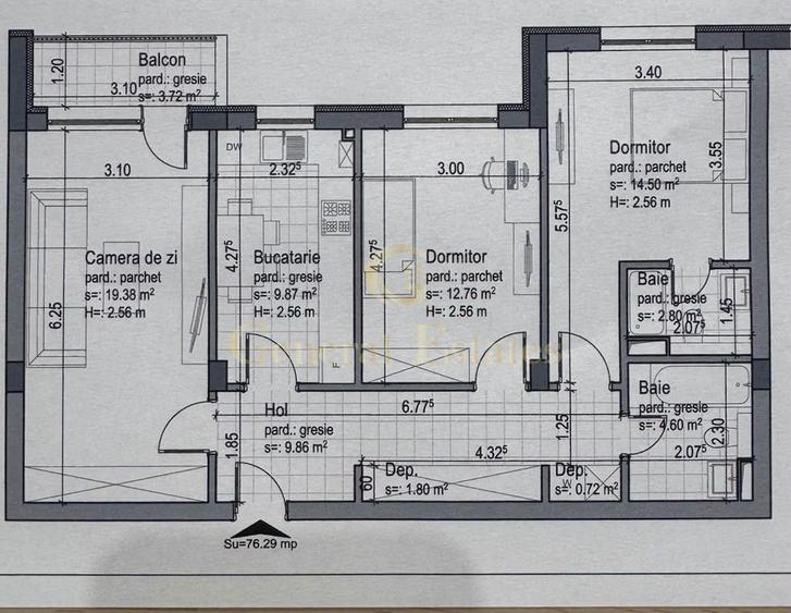 Apartament 3 camere de vânzare – Tractorul / Coresi, Brașov | - 4