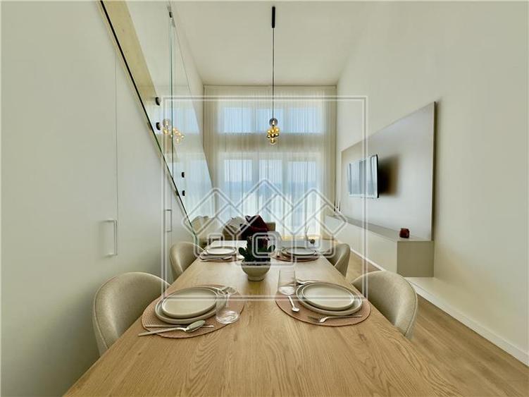 Penthouse 5 camere si terasa 15,44 mp - 128.54 mp utili