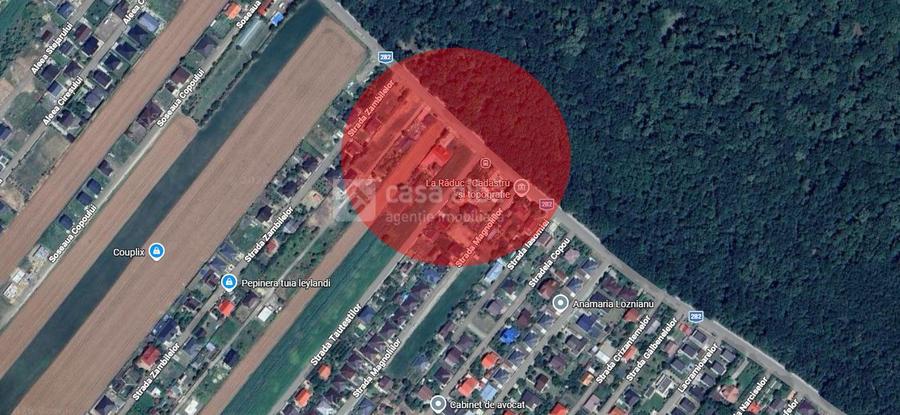 Breazu - Padurea Marzesti, 512 mp teren intravilan, 33ml deschidere