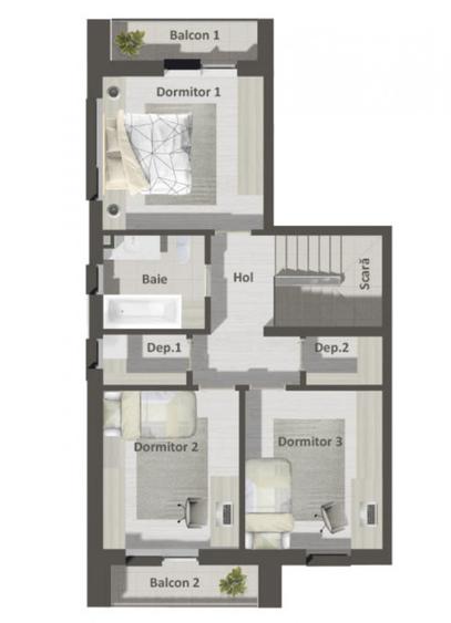 0% comision! Casa NOUA, clasa energetica A, pompa de caldura, Livada Meses