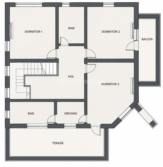 Casa individuala 4 camere, 3 bai, S+P+ET, garaj, terasa