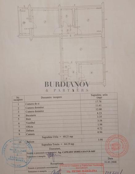 Apartament cu 3 camere - Centrala - Auchan Titan - Metrou 1 Decembrie