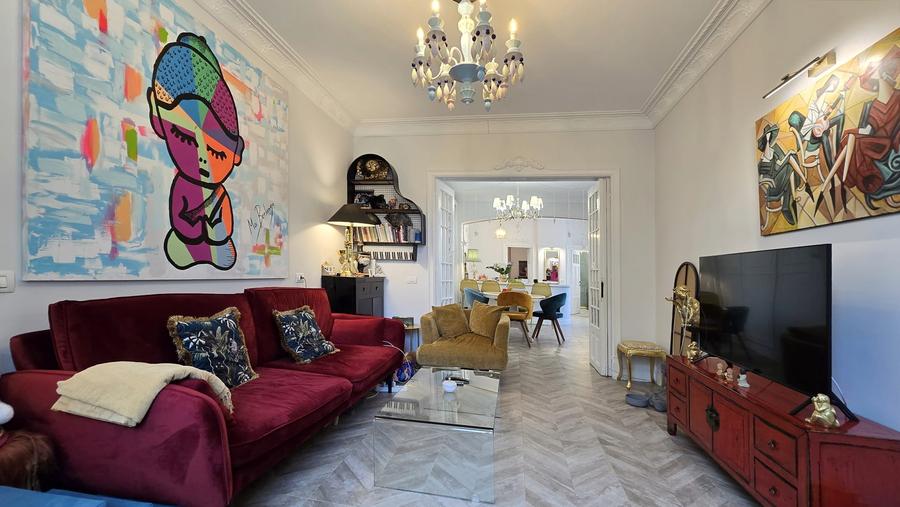Apartament in vila splendid renovat, curte, zona Casin, parc Kiseleff la 550 m