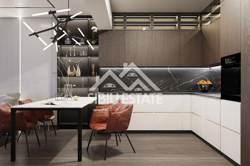 Apartament cu 2 camere-Design avangardist și confort contemporan
