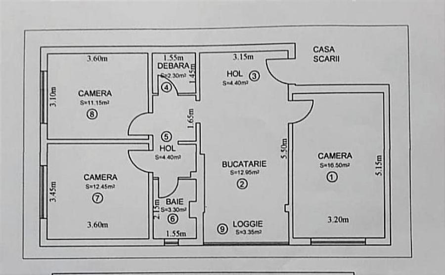 Apartament modern cu 3 camere de închiriat în Vasile Aaron – Strada Negoveanu