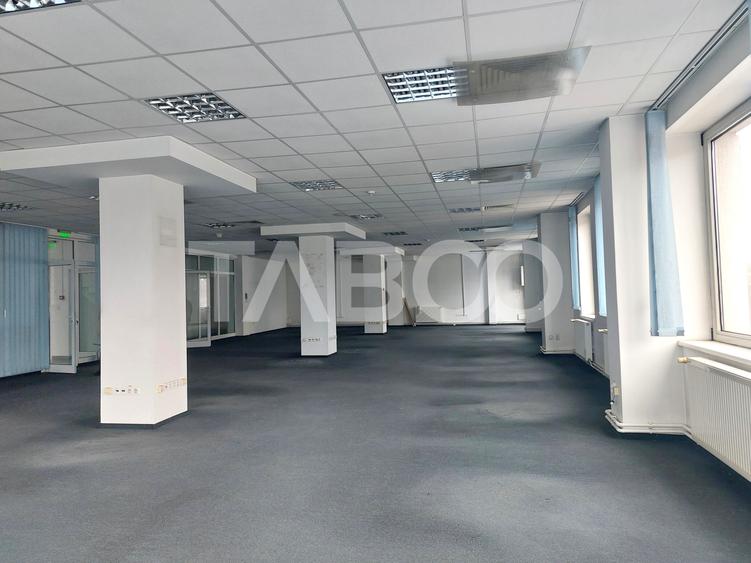 Spatiu de birouri 275 mp 3 camere etaj 1 autorizat ISU Sibiu