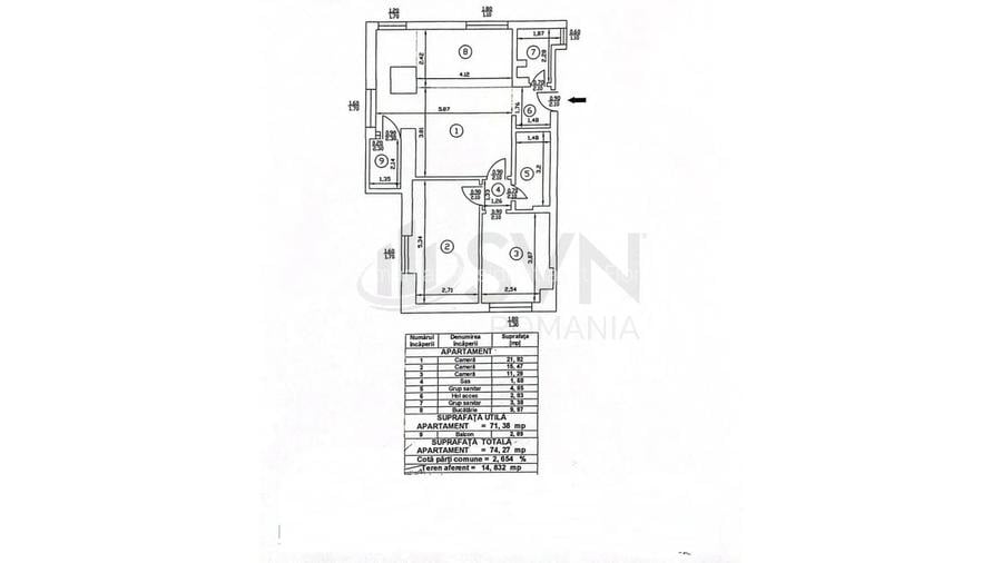 REA1029289 Apartament l 3 Camere l Piata Victoriei - 10