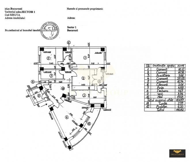 Apartament 4 camere Știrbei Vodă | 110mp | imobil 1994