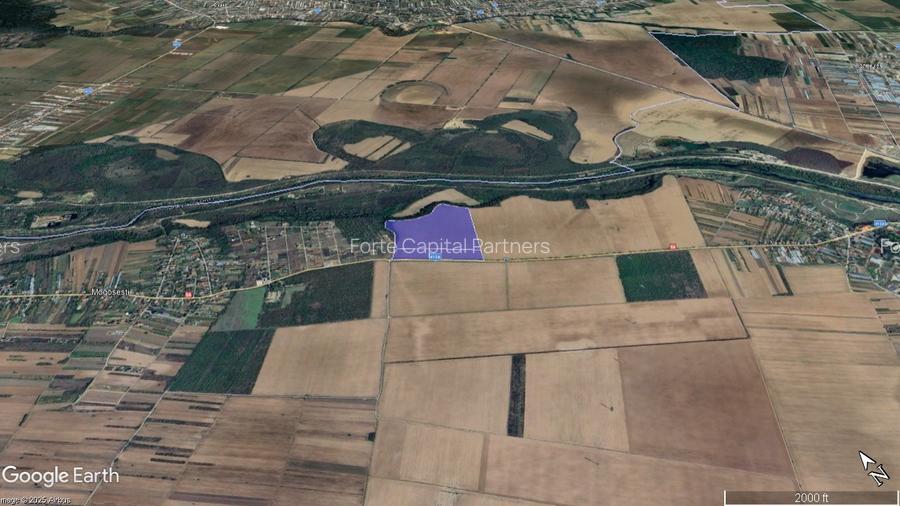 Teren Intravilan 21.4 ha – Acces Direct DN5A – In Sudul Bucurestiului