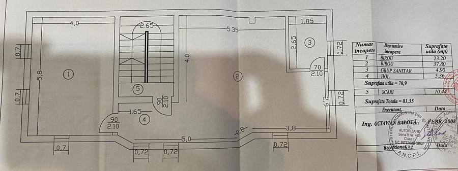 CLĂDIRE BIROURI 338 MP UTILI – TITAN – PARCARE 10 MAȘINI +