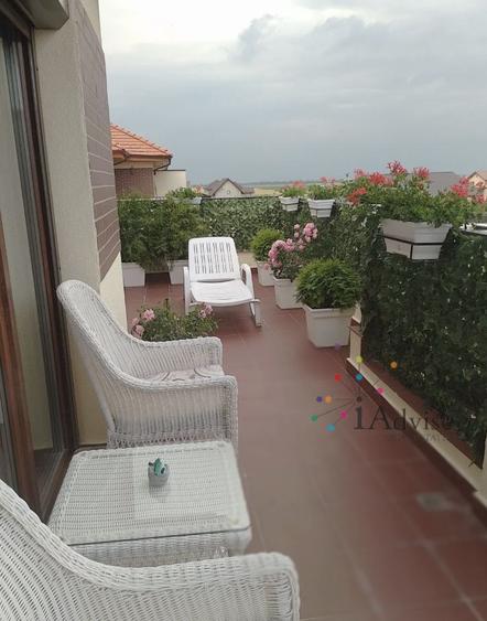 Penthouse Superb 3 camere, 50 mp Terasa