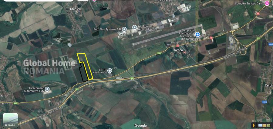 Teren 37.500 Mp-DN 15 Autostrada Transilvania - Mures