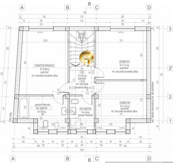 Casa P+1+Pod 4 camere - 200mp teren - Pret fara finisaje