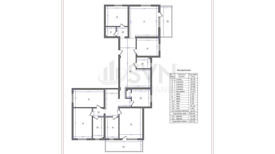 REA1023405 Apartament 6 Camere l Spatios l Sisesti
